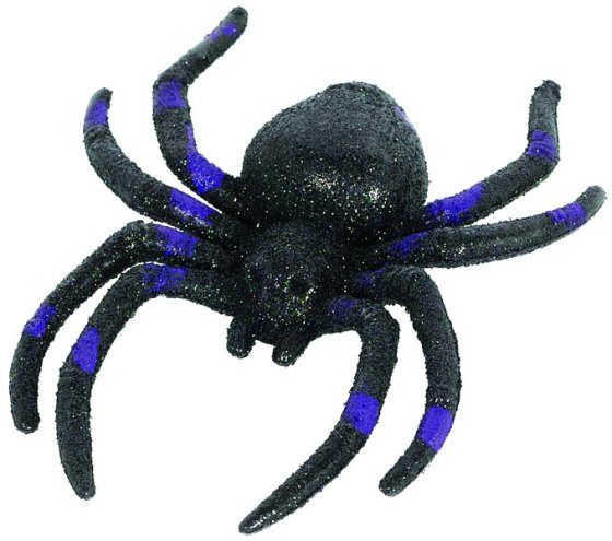SPIDERS GLITTERED - PACK OF 4