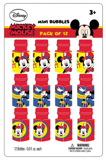 MICKEY MOUSE BUBBLE SET PACK OF 12