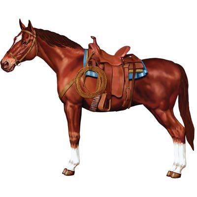 HORSE JOINTED CUT OUT - 96CM