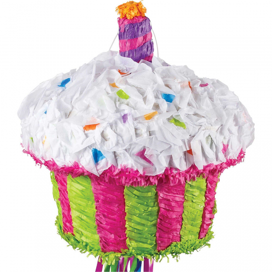 PINATA - FROSTED CUP CAKE WITH CANDLE