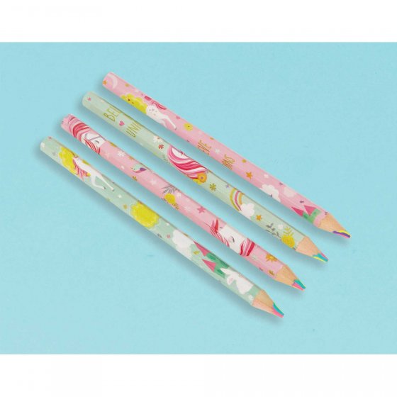 PARTY FAVOURS - UNICORN PENCILS PACK OF 8
