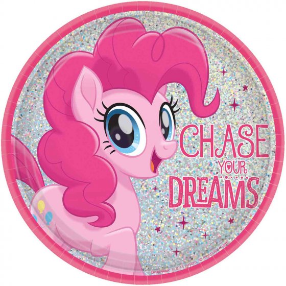 MY LITTLE PONY PRISMATIC LUNCH PLATES - PACK OF 8