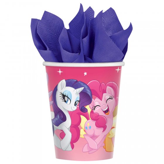 MY LITTLE PONY CUPS NEW DESIGN - PACK OF 8