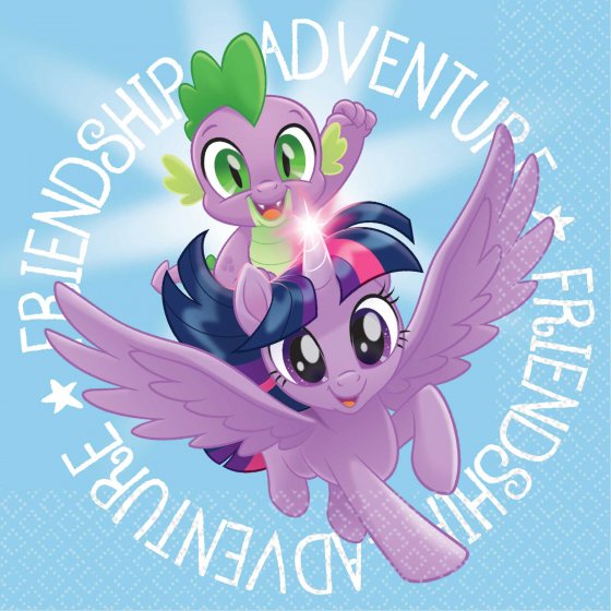 MY LITTLE PONY COCKTAIL NAPKINS - PACK OF 16