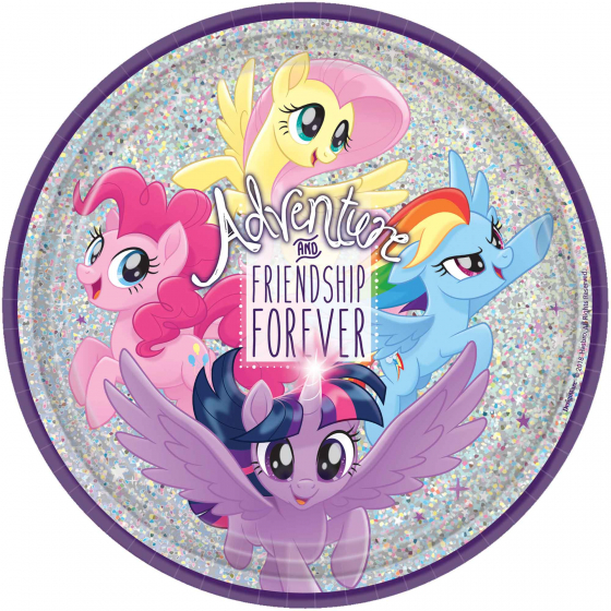 MY LITTLE PONY DINNER PLATES - PACK OF 8