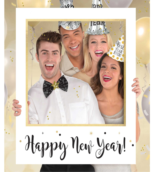 SELFIE PHOTO BOOTH PROPS - NEW YEARS GIANT PHOTO FRAME
