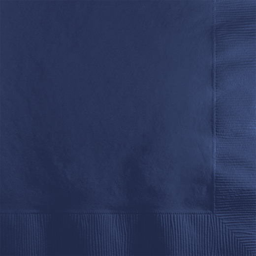 NAPKINS - DEEP NAVY BLUE LUNCH PACK 50