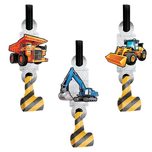 BIG DIG CONSTRUCTION BLOWOUTS - PACK OF 8