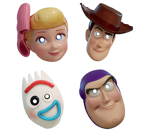 TOY STORY 4 PAPER MASKS - PACK OF 4