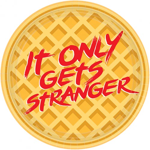 STRANGER THINGS LUNCH PLATES - PACK OF 8