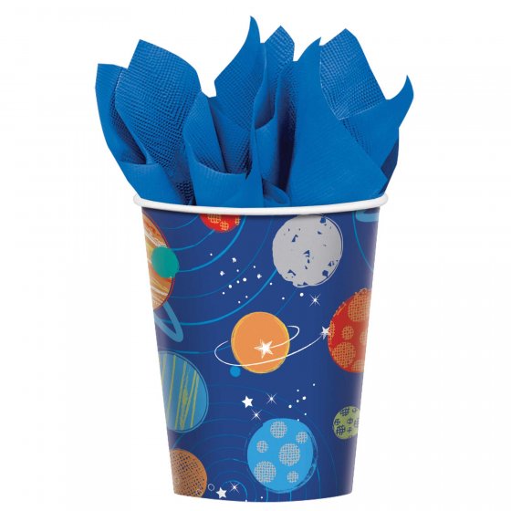 BLAST OFF PARTY CUPS - PACK OF 8