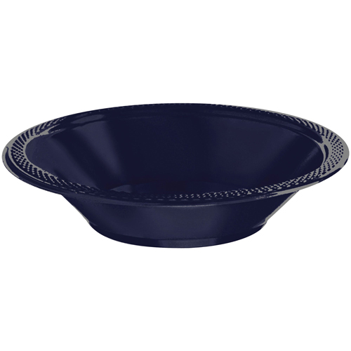 DISPOSABLE DESSERT OR SNACK BOWL NAVY BLUE - PACK OF 20