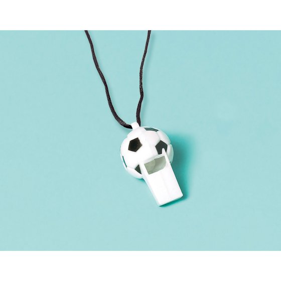 PARTY FAVOURS - SOCCER WHISTLES PACK OF 8