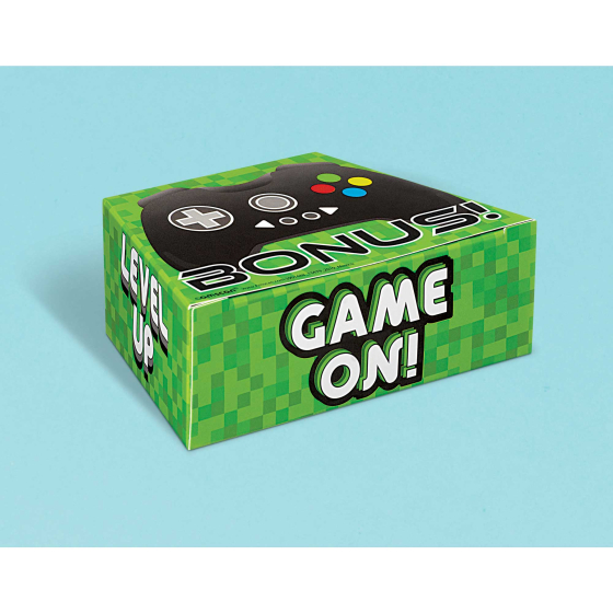 LEVEL UP GAMING CONTROLLER PARTY FAVOUR BOXES - PACK 8