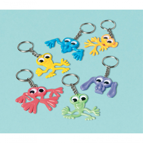 PARTY FAVOURS - CREATURE KEY CHAIN PACK 12