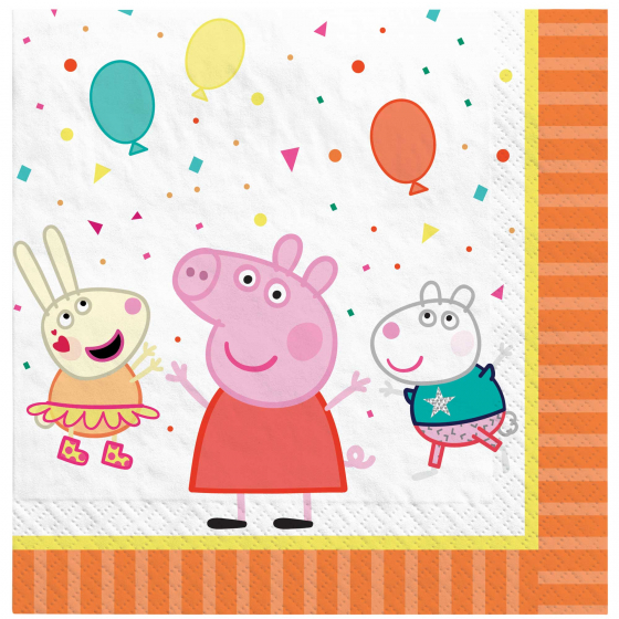 PEPPA PIG NAPKINS LUNCH - PACK OF 16