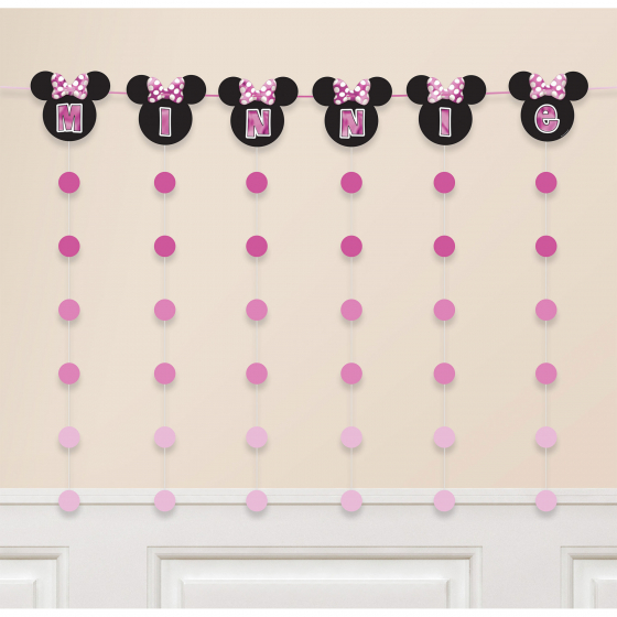 MINNIE MOUSE BANNER & STRING DECORATION KIT