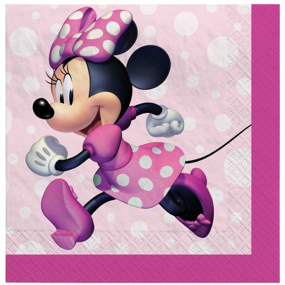 MINNIE MOUSE COCKTAIL NAPKINS PACK OF 16