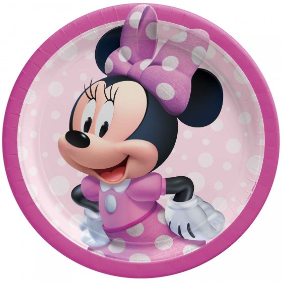 MINNIE MOUSE PLATES PACK OF 8
