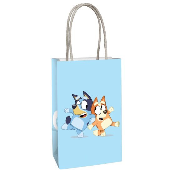 BLUEY PAPER FAVOUR BAGS - PACK OF 8