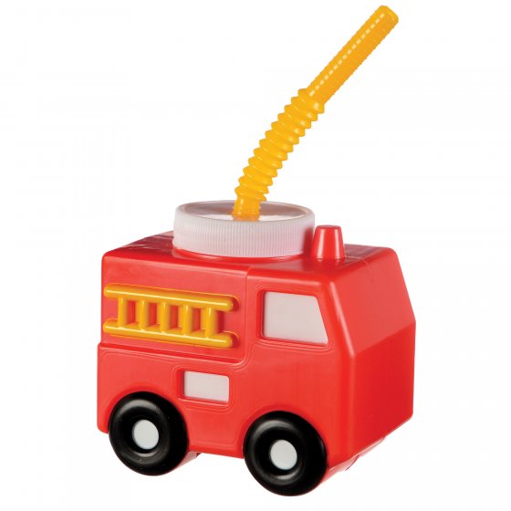 FIRST RESPONDERS PLASTIC FIRE ENGINE SIPPY CUP