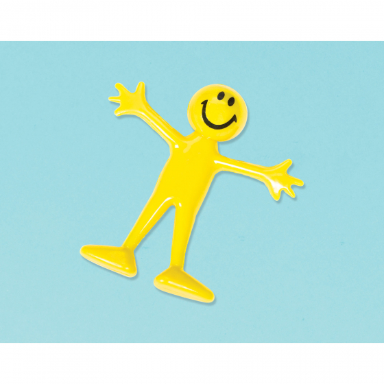 PARTY FAVOURS - SMILEY BENDABLE DUDES PACK OF 12