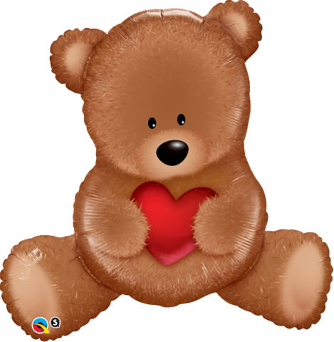 FOIL SUPER SHAPE BALLOON - TEDDY BEAR LOVE