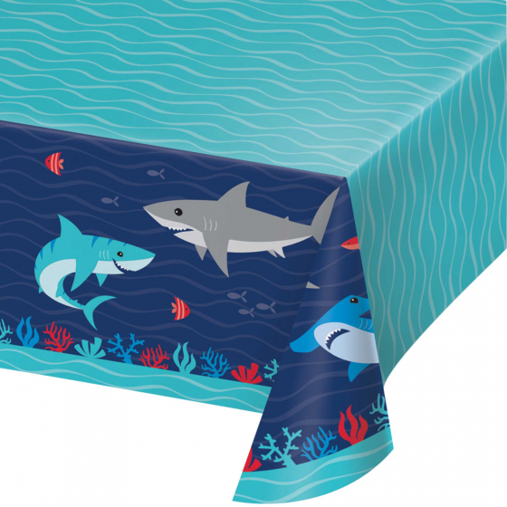 SHARK PARTY PAPER TABLECOVER