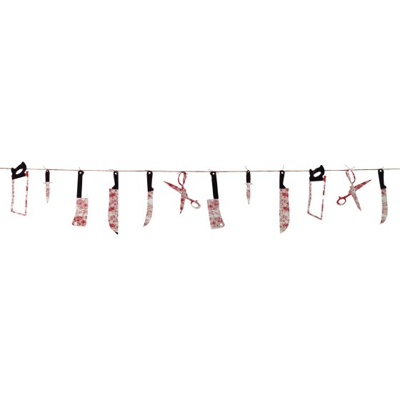 BLOODY WEAPONS GARLAND - 2.28M