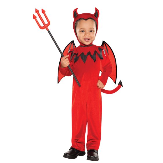 DEVIL BOYS FANCY DRESS COSTUME TODDLER TO 6 YEARS