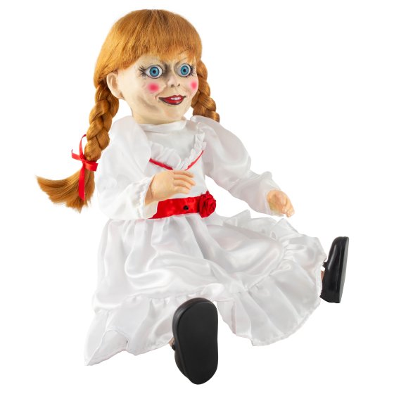ANIMATED SITTING ANNABELLE DOLL PROP