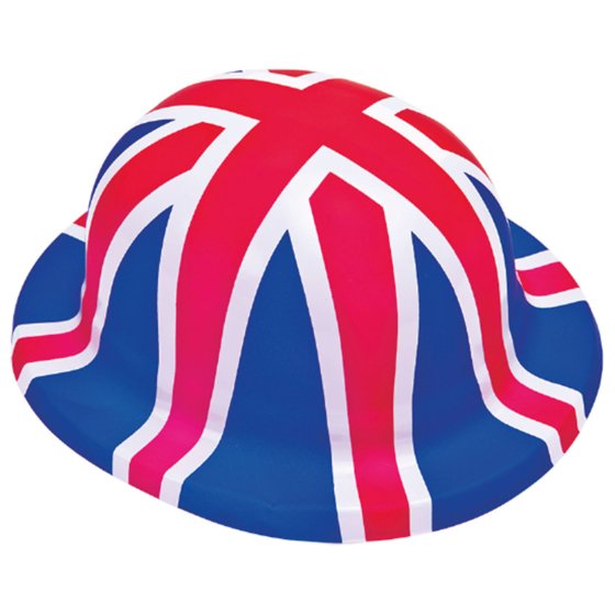 BRITISH PATRIOTIC UNION JACK FLAG BOWLER HAT