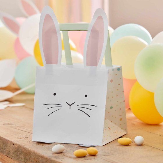 EASTER BUNNY PARTY FAVOUR BAGS - PACK OF 5