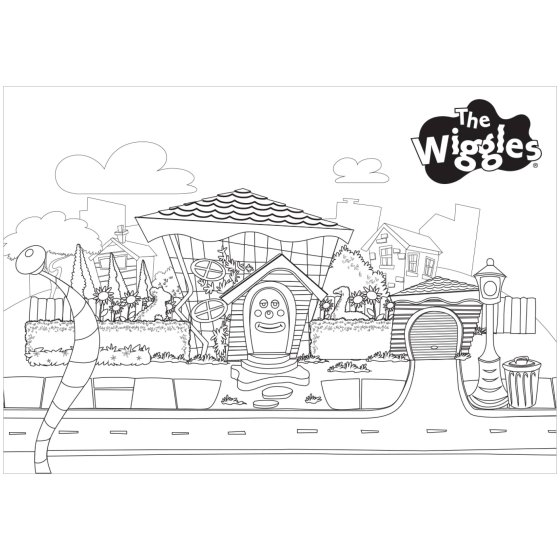 WIGGLES PARTY COLOUR ME PLACE MATS - PACK OF 8