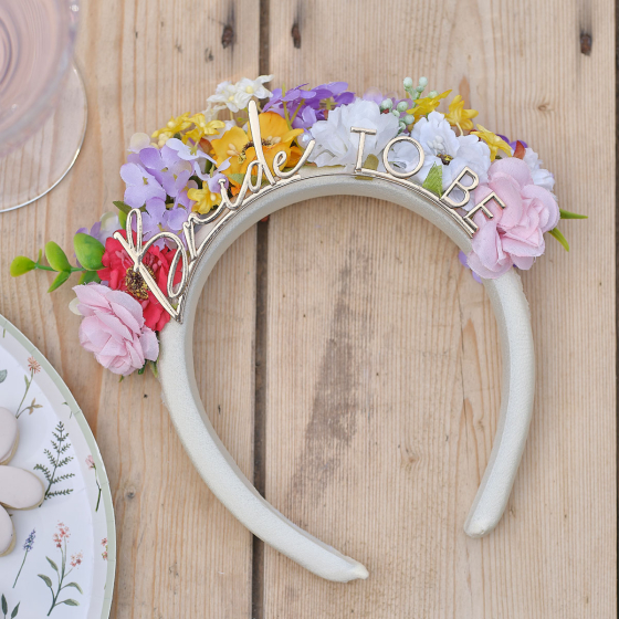 HEN'S WEEKEND BRIDE TO BE FLORAL HEADBAND