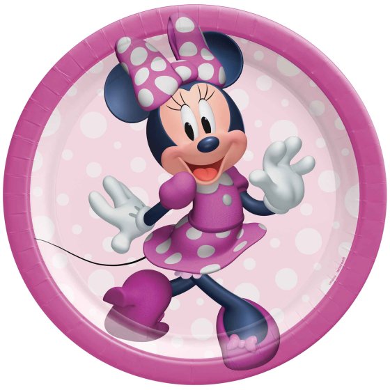 MINNIE MOUSE LUNCH PLATES SET OF 8