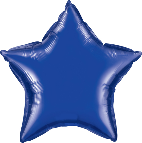 FOIL BALLOON STAR SHAPE - DARK BLUE