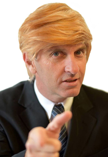 DONALD TRUMP BILLIONAIRE PRESIDENT YOUR FIRED WIG
