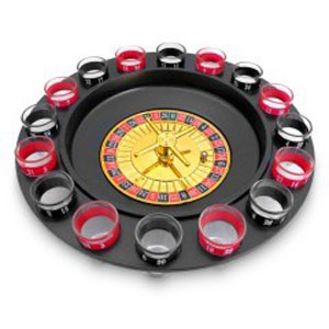 SHOT GLASS ROULETTE WHEEL DRINKING GAME