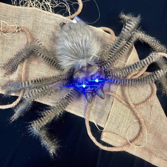 JULES THE ANIMATED SPIDER WITH LIGHT UP EYES, SOUND & MOVES