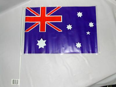 AUSTRALIAN FLAG - HAND HELD PLASTIC