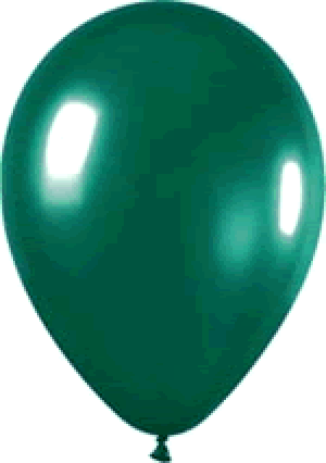 BALLOONS LATEX - FOREST GREEN BSA PK 15