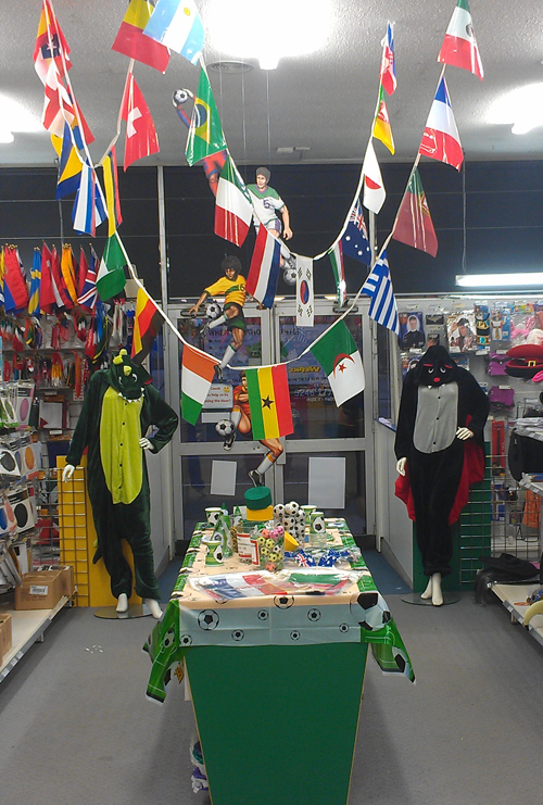 INTERNATIONAL WORLD CUP STRING OF FLAGS - 10M
