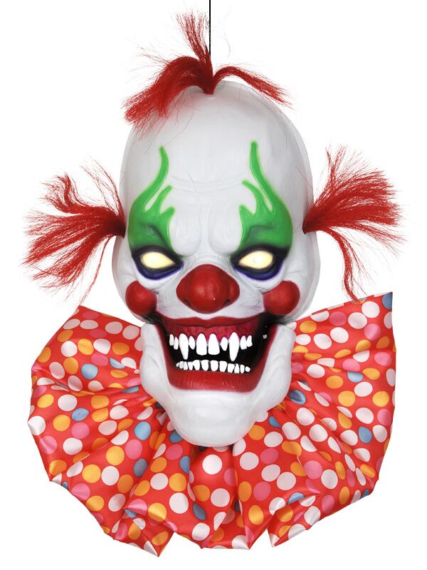 Creepy Emmett The Clown With Lights, Sound & Moves - Party Supplies ...
