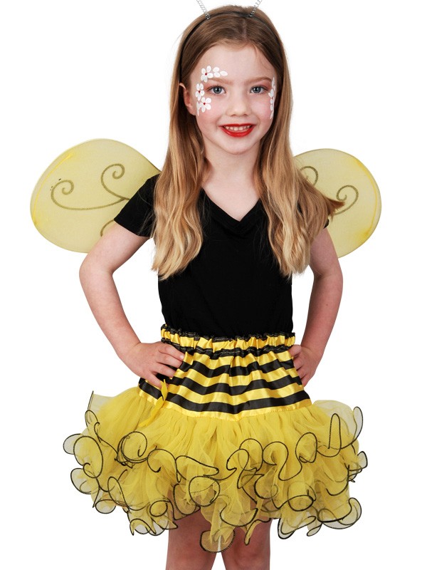 INSTANT BUMBLE BEE FANCY DRESS SET FOR GIRLS