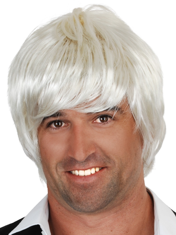 Boy Band Zane Platinum Blonde Wig Party Supplies Online