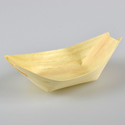 NATURAL ECO PINE BOAT TRAYS SMALL - PACK OF 50