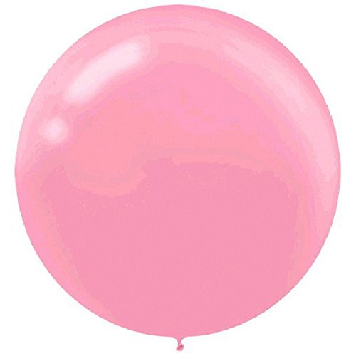 BALLOONS LATEX - 24"/60CM NEW PINK - PACK OF 4