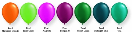 Pearlised Balloons