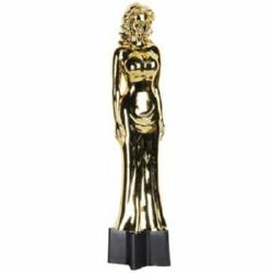 AWARDS STATUETTE - FEMALE IN BALL GOWN